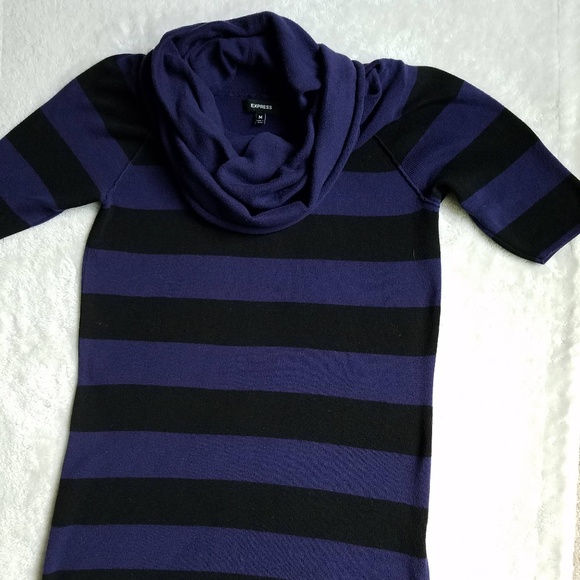 Express Sweaters - Express Short-Sleeved Cowl Neck Sweater, Size M